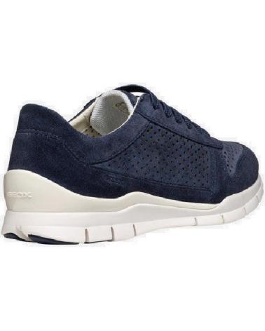 Woman and girl Trainers GEOX D SUKIE B - SUEDETEXTILE D02F2B02011  AZUL