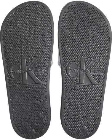 Chinelos CALVIN KLEIN  de Mulher SANDALIAS-CK JEANS-YW0YW01403-0GN  BLACKSILVER