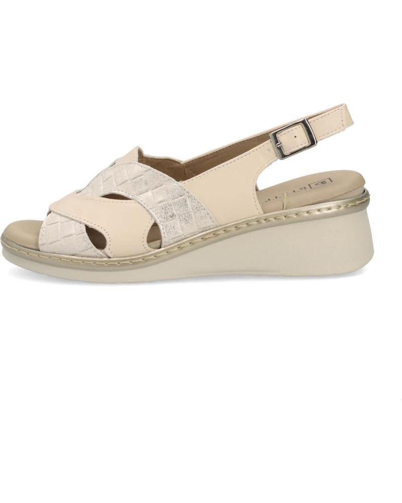 Sandalen für Damen PITILLOS SANDALIA 5681 CREMA MULTI