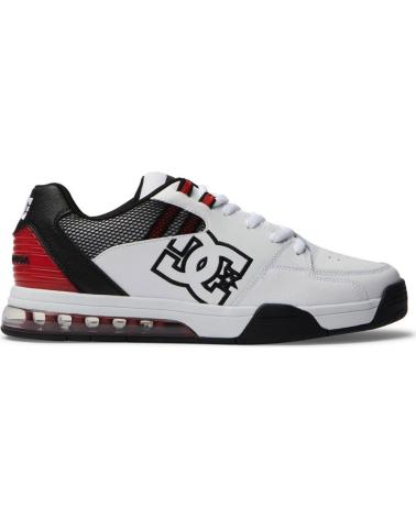 Sneaker DC SHOES  für Damen und Herren und Mädchen und Junge ZAPATILLAS VERSATILE WHITE-BLACK-RED  MULTICOLOR