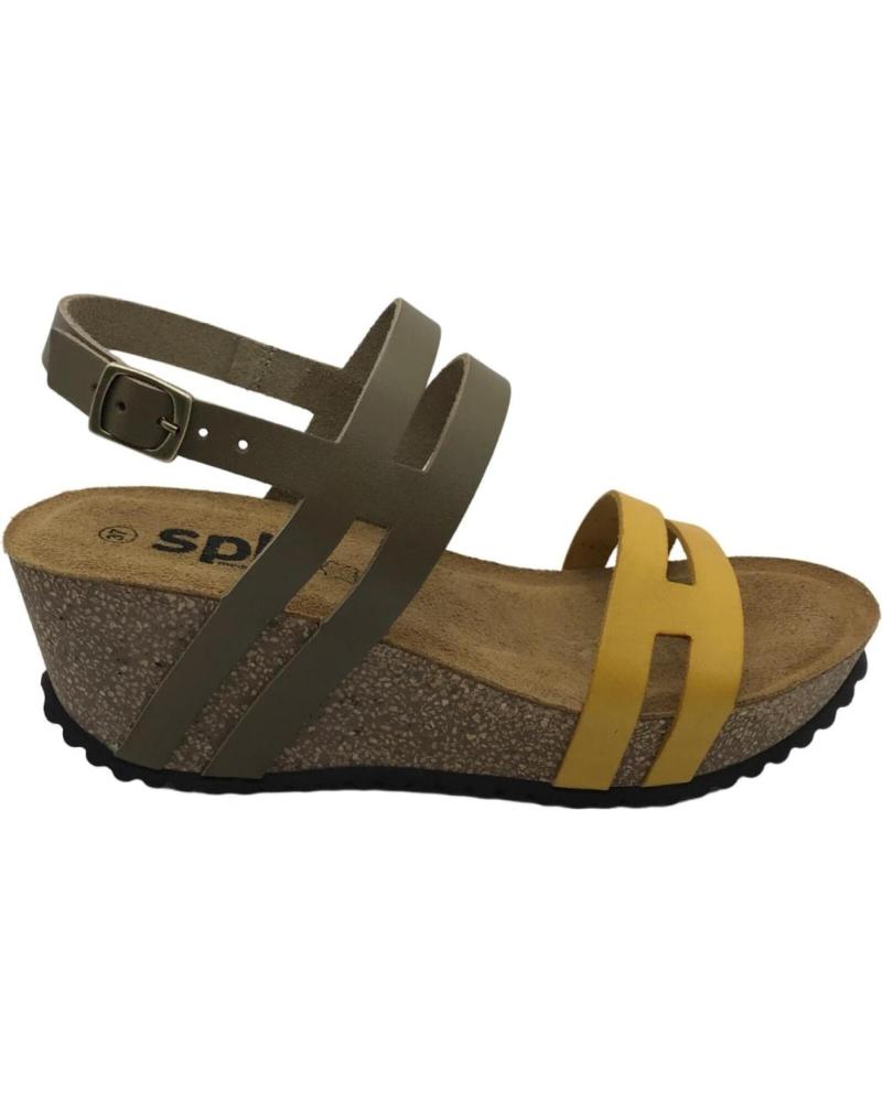 Sandalias SPK  de Mujer SANDALIA MUJER VAQUETILLA 138  KAKI