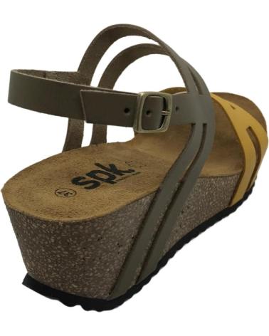 Sandalias SPK  de Mujer SANDALIA MUJER VAQUETILLA 138  KAKI