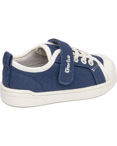 Esportes  GORILA  de Menina e Menino ZAPATILLAS DEPORTE 77102 CANVAS GLOBO  AZUL
