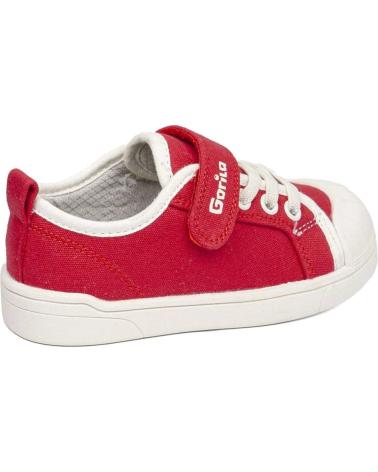 Deportivas GORILA  de Niña y Niño ZAPATILLAS DEPORTE 77102 CANVAS GLOBO  ROJO