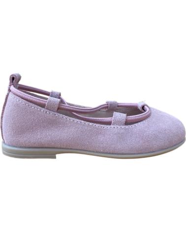 Bailarinas De Lona Para Niña - Color Rosa, Talla 11 UK, Cierre Sin Cordones, Suela Plana, Diseño Simple