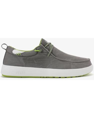 WALK IN PITAS BIARRITZ - ZAPATO WALLABI DE ALGODON LAVADO - GRIS