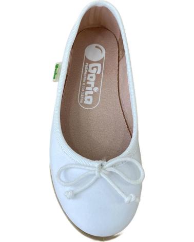 Schuhe GORILA  für Mädchen BAILARINAS 71001 DANCING  BLANCO