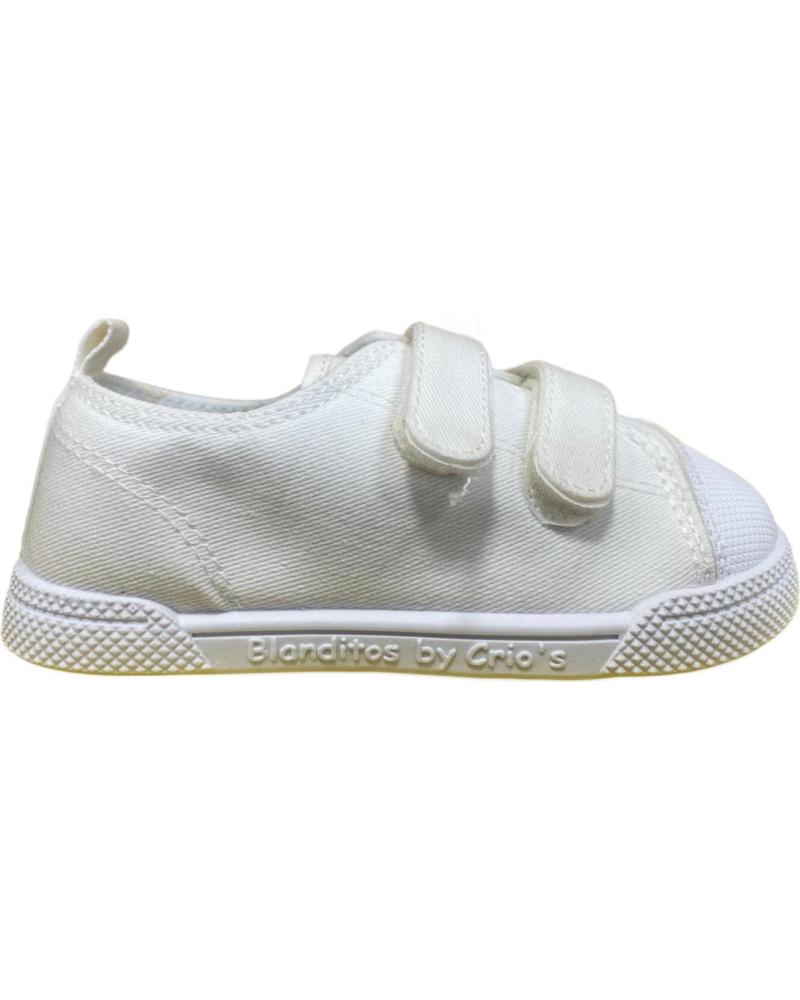 Esportes  CRIOS  de Menina e Menino BLANDITOS DE ZAPATILLA LONA MELON  BLANCO