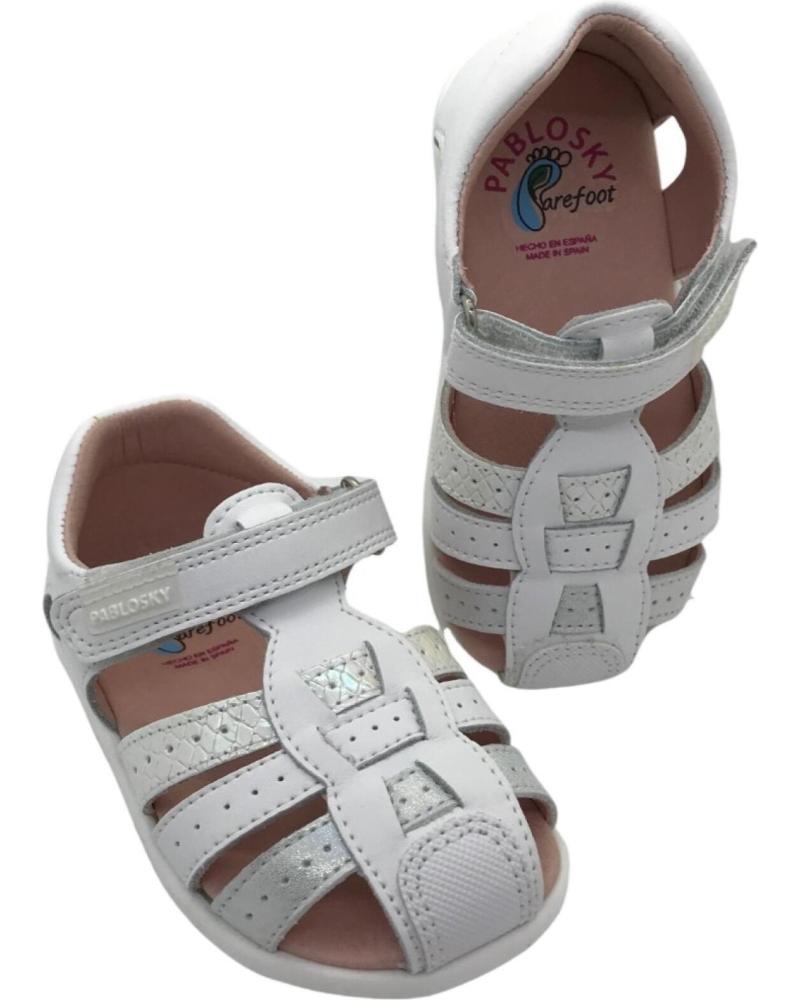 Sandali Sportivi Pablosky Bambina - Sintetico, Suola Gomma, Chiusura A Strappo, Modello 973470 - Foto 7