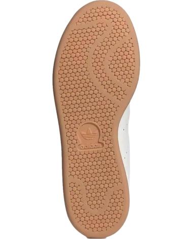 ADIDAS STAN SMITH TÊNIS MASCULINO BRANCO/MARROM ID2031 MARRóN