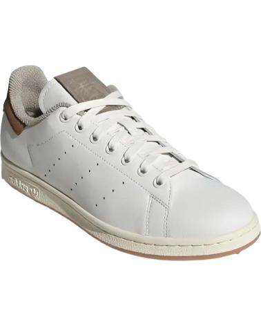 ADIDAS STAN SMITH TÊNIS MASCULINO BRANCO/MARROM ID2031 MARRóN