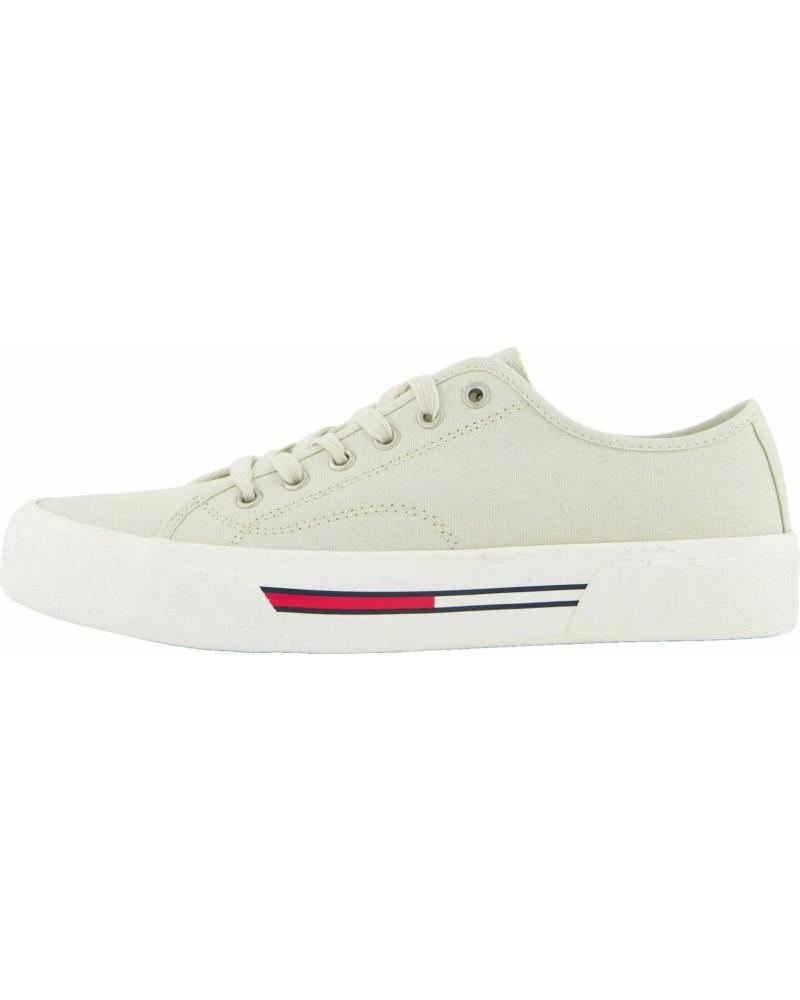 Zapatillas deporte TOMMY HILFIGER  de Hombre ZAPATILLAS CASUAL HOMBRE LACE UP CANVAS EM0EM01155-ACU  BLANCO