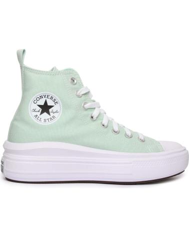 Woman and girl and boy Trainers CONVERSE A06350C CHUCK TAYLOR ALL STAR MOVE PLATFORM  STICKY ALOE-WHITE-BLACK