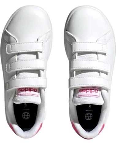 Sneaker ADIDAS  für Mädchen IG2521 ADVANTAGE CF C  FTWWHT-PULMAG-WONQUA