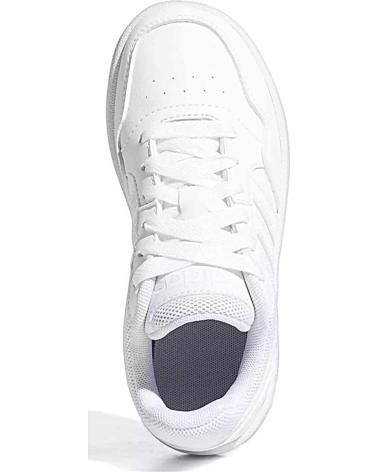 Scarpe per Bambina e Bambino ADIDAS ZAPATILLAS HOOPS 3 0 PARA NINOS UNISEX EN COLOR BLANCO BLANCO