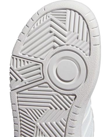 Scarpe per Bambina e Bambino ADIDAS ZAPATILLAS HOOPS 3 0 PARA NINOS UNISEX EN COLOR BLANCO BLANCO