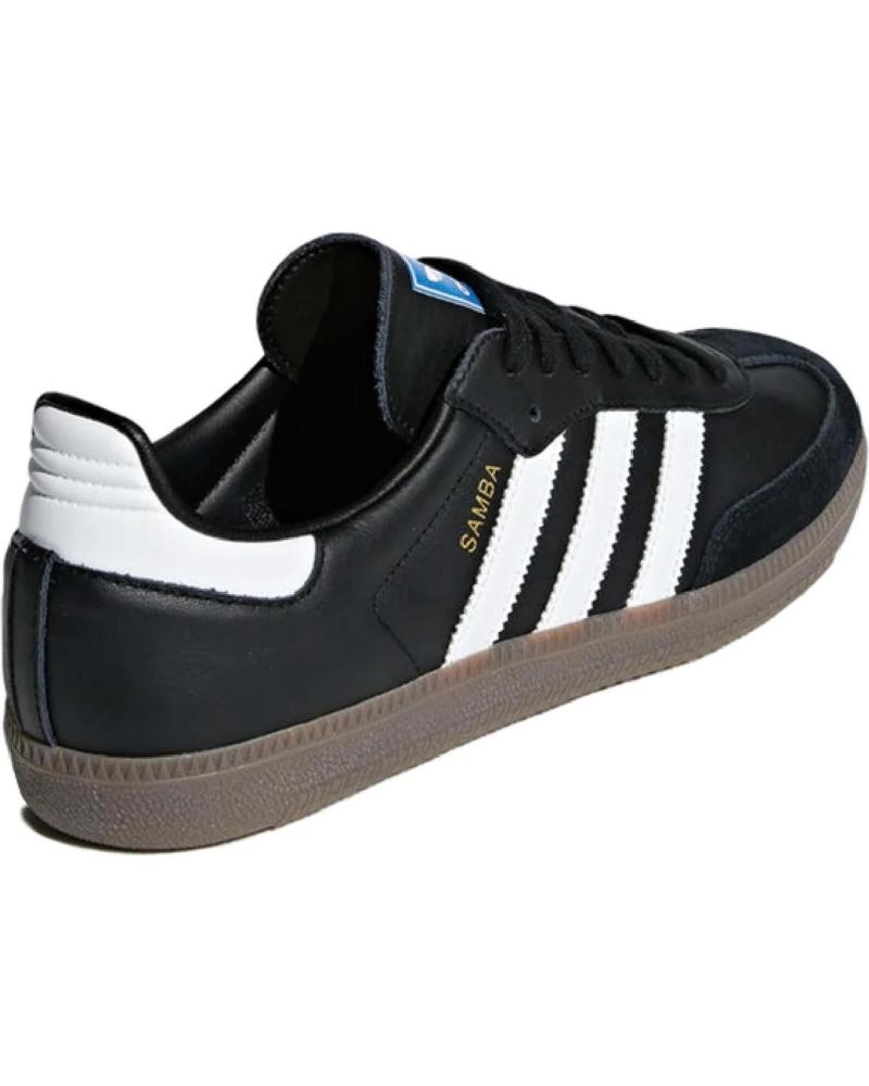 Deportivas de Hombre ADIDAS SAMBA OG WOMAN B75807 CORE BLACK - CLOUD WHITE - GUM5 - 36 2 BLACK
