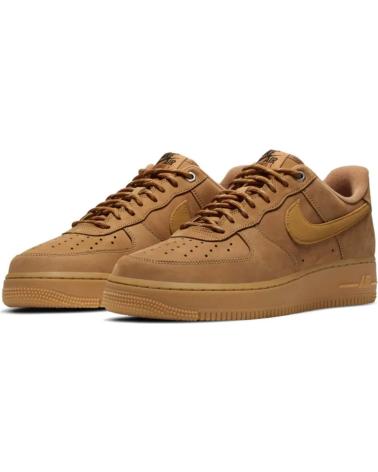 Sportif NIKE  pour Femme et Homme et Fille et Garçon ZAPATILLAS SNEAKERS AIR FORCE 1 07  MARRON