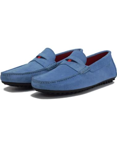 Man shoes BUITTOS OF COLORS MOCASIN 100 PIEL ANTIFAZ 645  AZUL