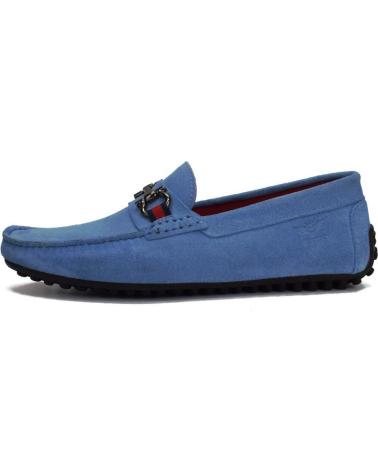 Man shoes BUITTOS OF COLORS MOCASIN 100 PIEL HEBILLA 641  AZUL