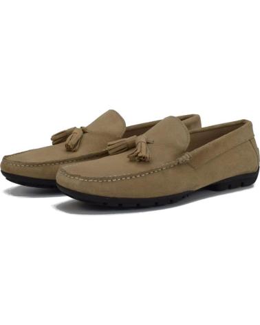 Sapatos BUITTOS OF COLORS  de Homem MOCASIN 100 PIEL BORLAS 424  TAUPE