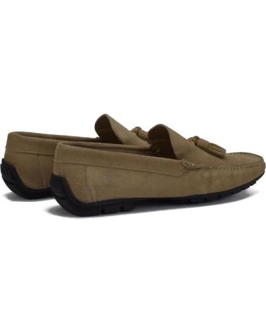 Sapatos BUITTOS OF COLORS  de Homem MOCASIN 100 PIEL BORLAS 424  TAUPE