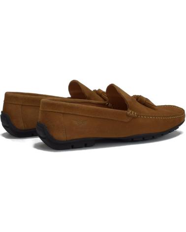 Zapatos BUITTOS OF COLORS  de Hombre MOCASIN 100 PIEL BORLAS 424  CUERO