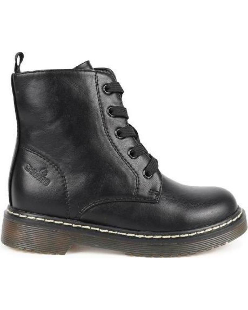 Bottines CHIKA10  pour Fille LONDON 01  NEGRO-BLACK