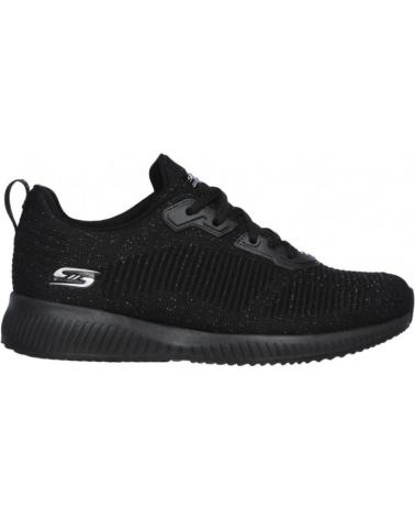 Woman and girl Trainers SKECHERS BOBS SQUAD TOTAL GLAM NEGRO-PLA BKSL - 36  NEGR-PLA BKSL