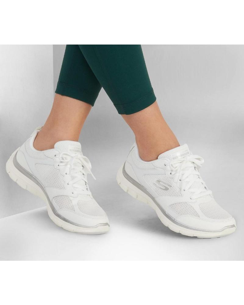 Sapatilhas De Mujer SKECHERS FLEX APPEAL 4 0 ACTIVE FLOW BLANCO 41 WHT BLANCO