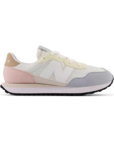 girl and boy Zapatillas deporte NEW BALANCE GS237 JR BEIGE-BLANCO VG - 36  VG BEIGE-BLAN