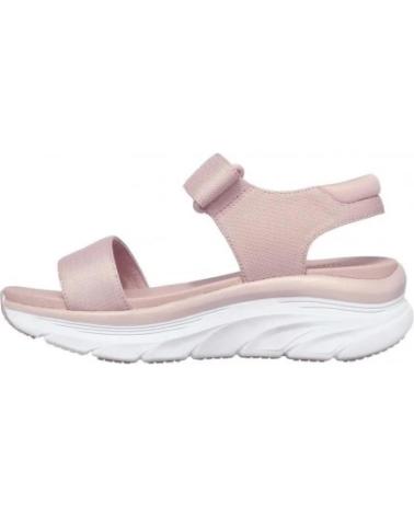 Woman Flip flops SKECHERS DLUX WALKER NEW BLOCK CHAN RO P BLSH - 40  ROSA PAL BLSH