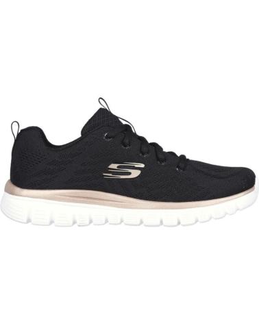 SKECHERS SCARPE DA GINNASTICA GRACEFUL GET CONNECTED NERE VARIOS COLORES
