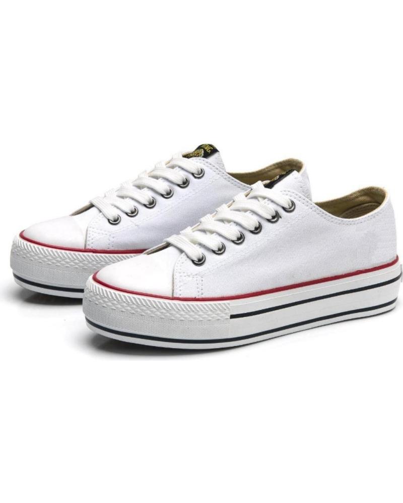 Zapatillas Mustang Zapatillas Con Plataforma Mujer Blancas