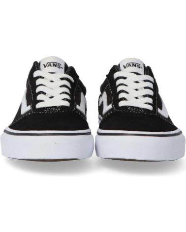 Woman and girl and boy Trainers VANS OFF THE WALL VANS WARD JR SUEDE CANVAS NEGRO-BLANCO 1 - 35  IJU
