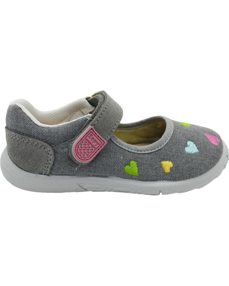 Zapatos ZAPY  de Niña MERCEDITAS LONETA NINA AG70660  GRIS
