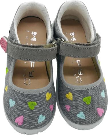 Zapatos ZAPY  de Niña MERCEDITAS LONETA NINA AG70660  GRIS