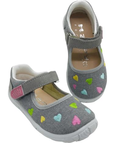 Zapatos ZAPY  de Niña MERCEDITAS LONETA NINA AG70660  GRIS