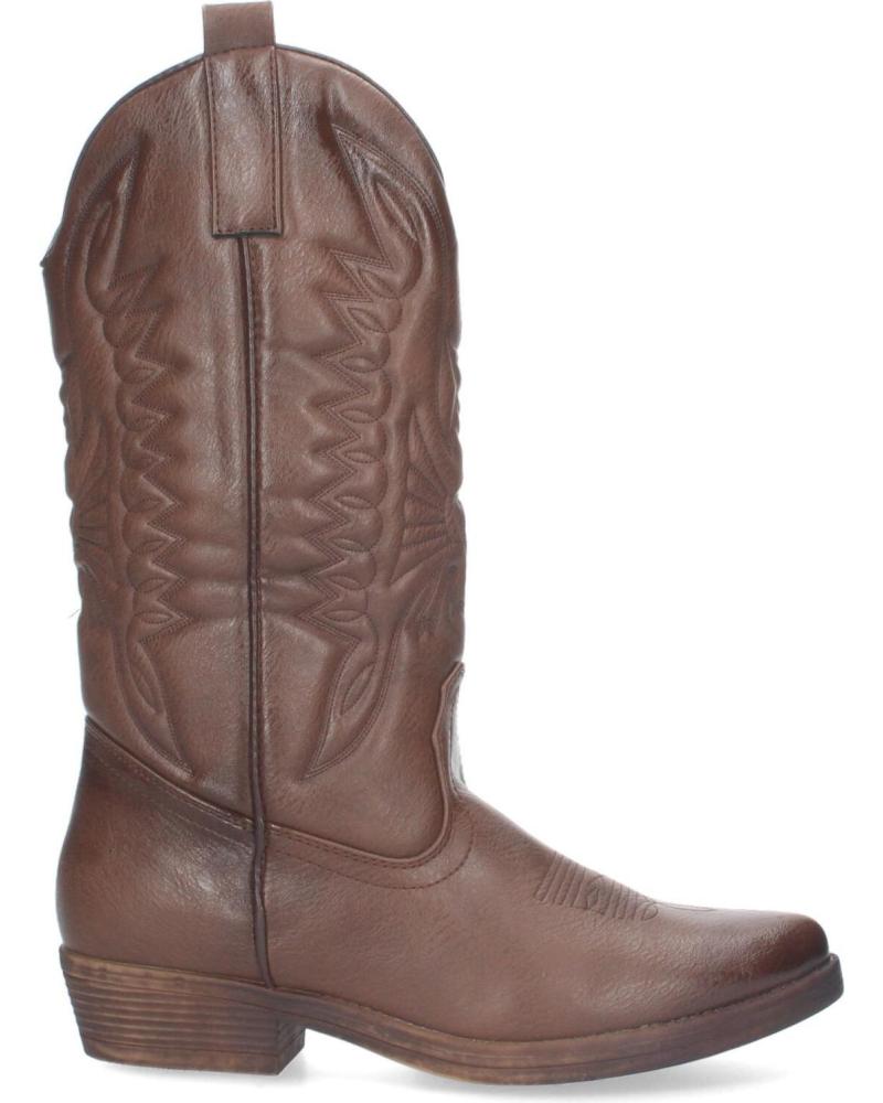 Botas PUNTO SALAO  de Mujer BOTAS ALTAS TACON CAMPERO BAJO PARA MUJER COLOR CUERO C19004  VARIOS COLORES