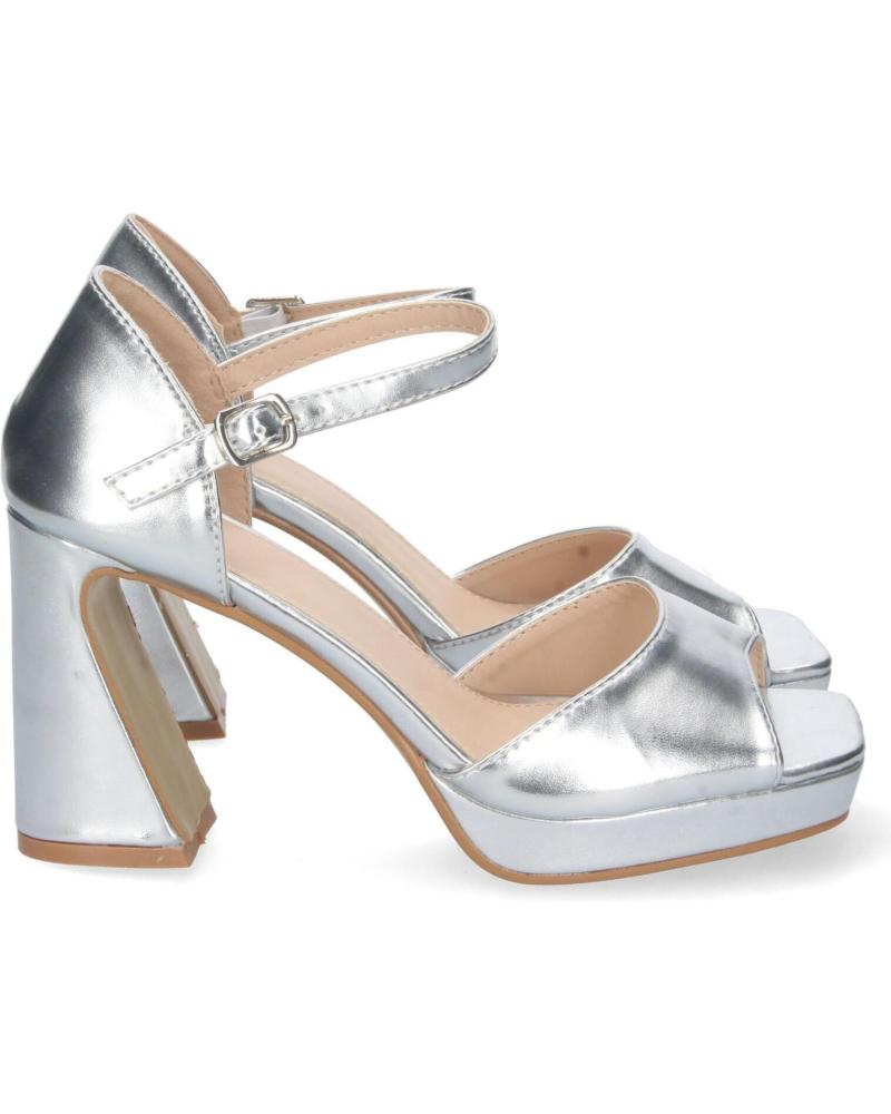 Sandalias de vestir plateadas store