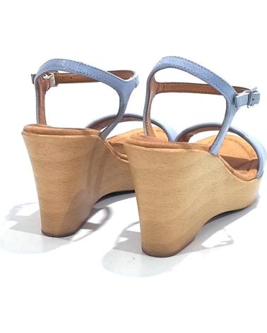 Sandalias UNISA  de Mujer SANDALIA CASUAL DE PIEL CON CUNA Y PLATAFORMA  JEANS