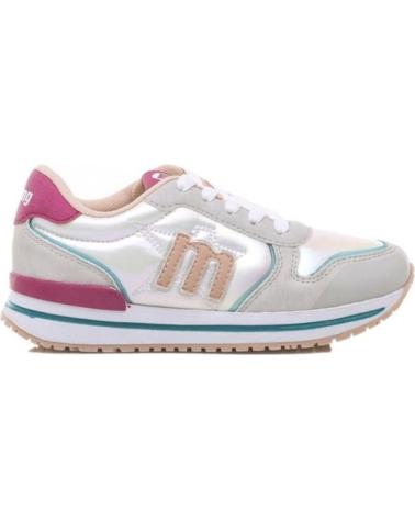 Sneaker MTNG  für Damen und Mädchen MUSTANG C52685-48464 ROSA-MELOCOTON-VERDE-  GRIS