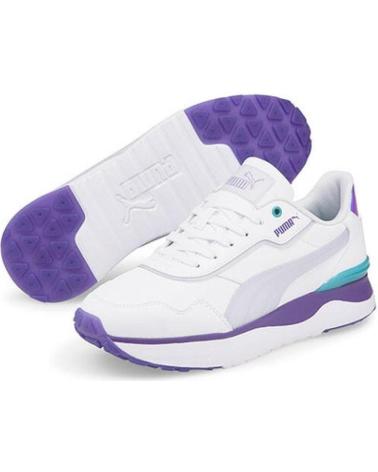 Scarpe sport PUMA  per Donna R78 VOYAGE CANDY 383837  BLANCO-PLATA-LILA