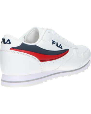 Scarpe sport per Donna e Bambina e Bambino FILA FFT0014 ORBIT LOW 13032 WHITE-DRESS BLUES