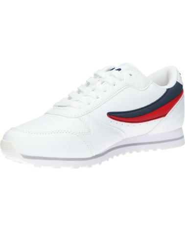 Scarpe sport per Donna e Bambina e Bambino FILA FFT0014 ORBIT LOW 13032 WHITE-DRESS BLUES