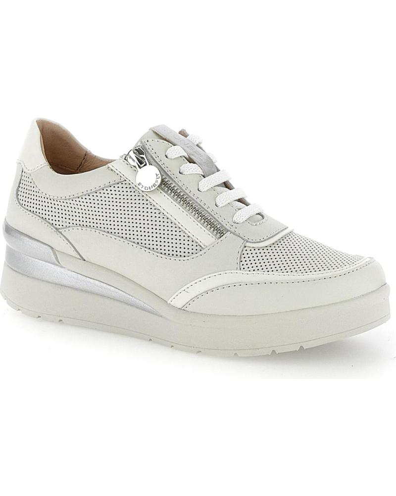 Trainers De Mujer STONEFLY CREAM 52 NAPPA LTH 220739 BLANCO 346 STEAM GRAY