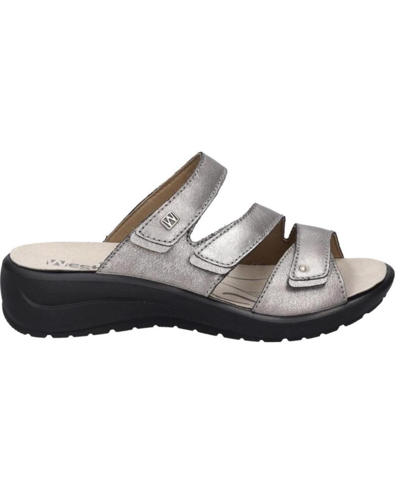 Woman Sandals WESTLAND ANNECY-04 PIEL PLATO  PLATINO