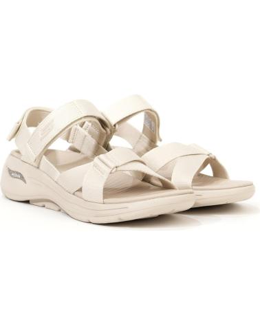 SKECHERS SANDALIA MUJER 140808 BEIGE