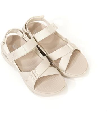 SKECHERS SANDALIA MUJER 140808 BEIGE