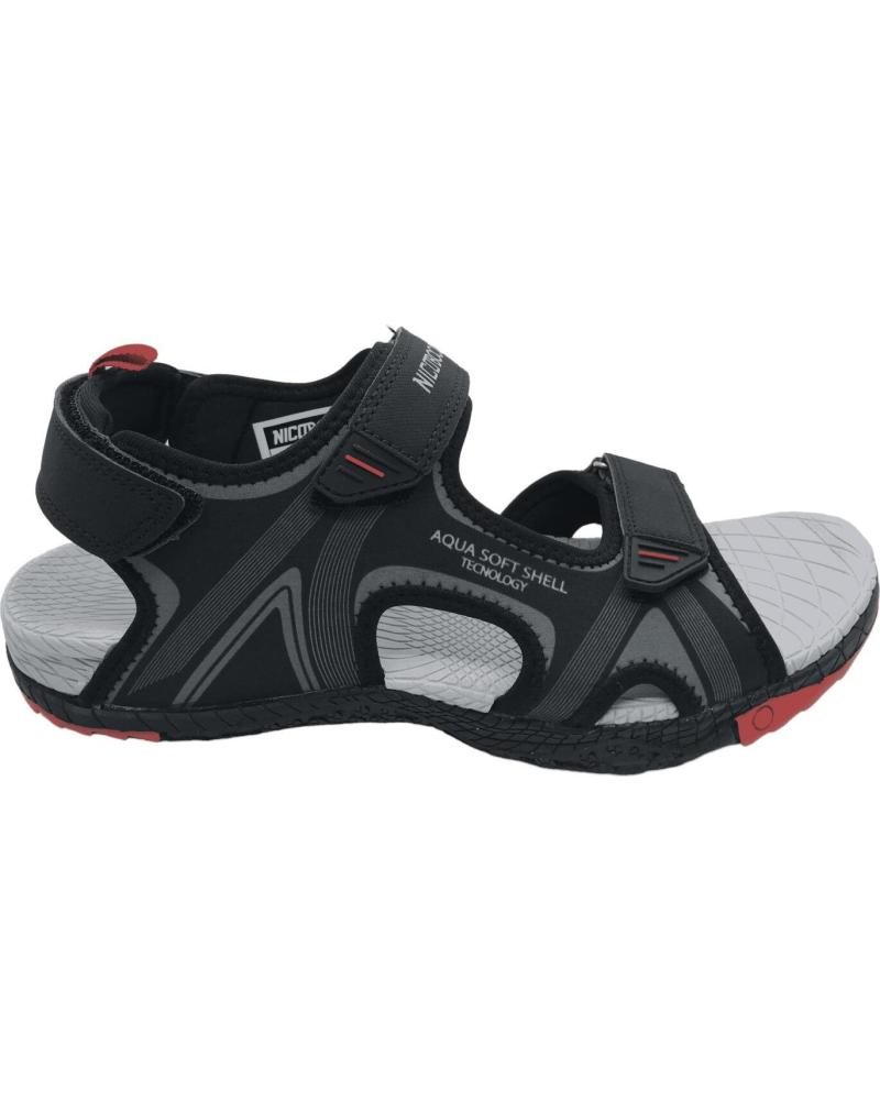 Man Sandals NICOBOCO SANDALIA TREKKING HOMBRE SUYI NEGRO